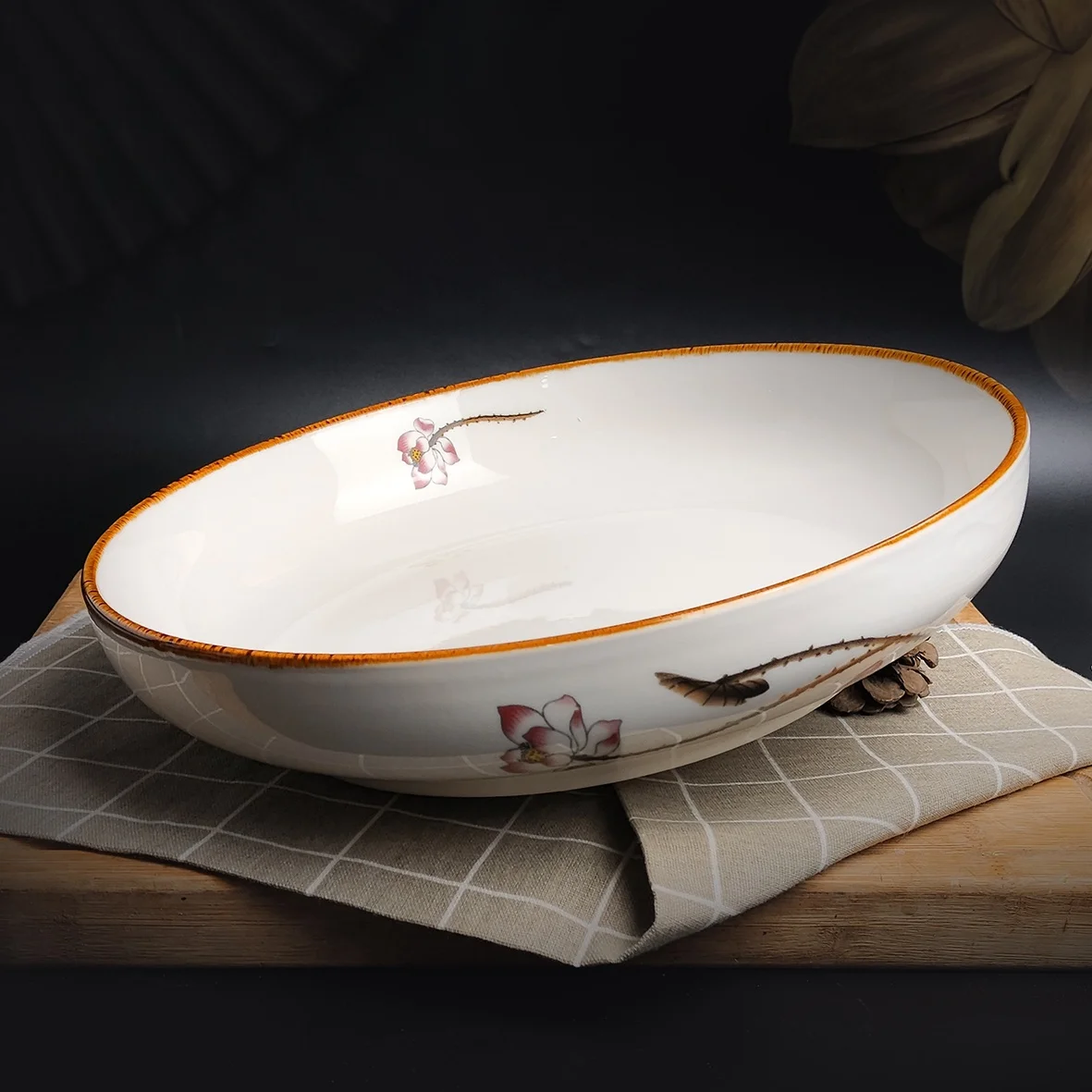 

Large Size Cerc Soup Bowl Chinese Sle Restaurant Commercial Use Deep Di Chien Hot Pot Spicy Soup Cerc Bowl