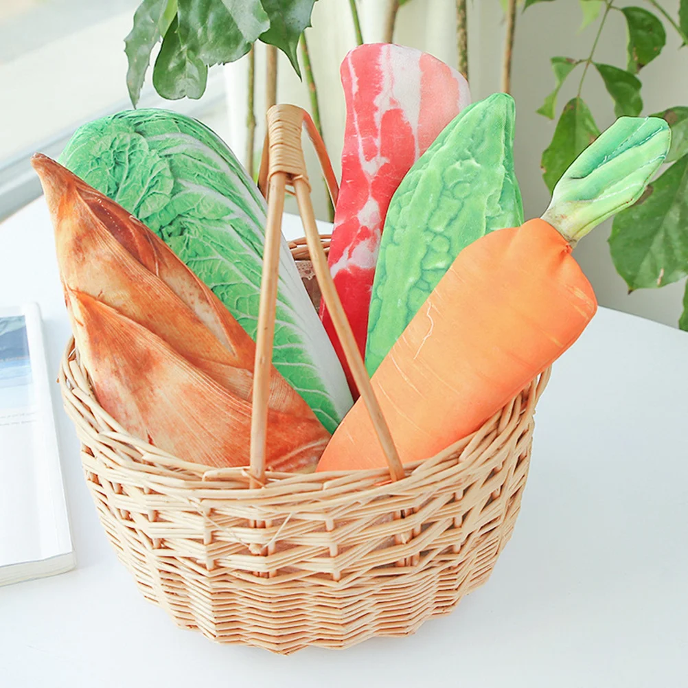 

Simulation Vegetable Pen Bag Cute Cotton Pencil Case For Stationery Organizer Storage Box Student Gift