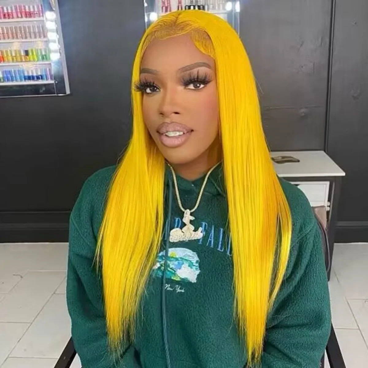 

32 Inch 13x6 Hd Lace Frontal Wig 250 Density Light Yellow Straight Human Hair Wigs Raw Colored Virgin Hair For Brazilian Women