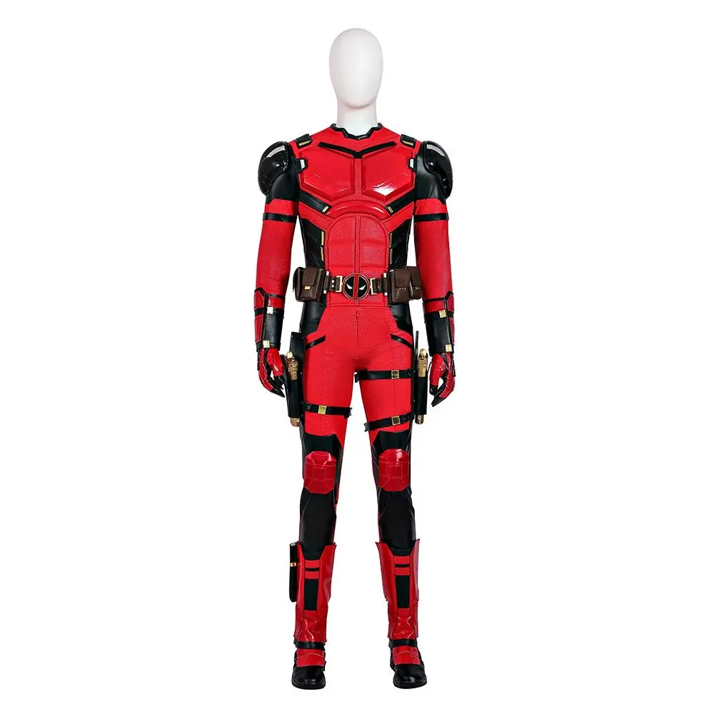 Costume de Cosplay Wade d'halloween, combinaison de soldat rouge, tenue avec ceinture, Costume pour chien, ensemble complet et articles individuels vendus, taille personnalisée