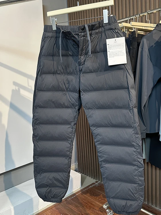 Thickened Cotton Ski Pants Men's Outdoor Casual Warm Windproof Winter Comfortable Straight Leg Pants Leisure Thermal Storage