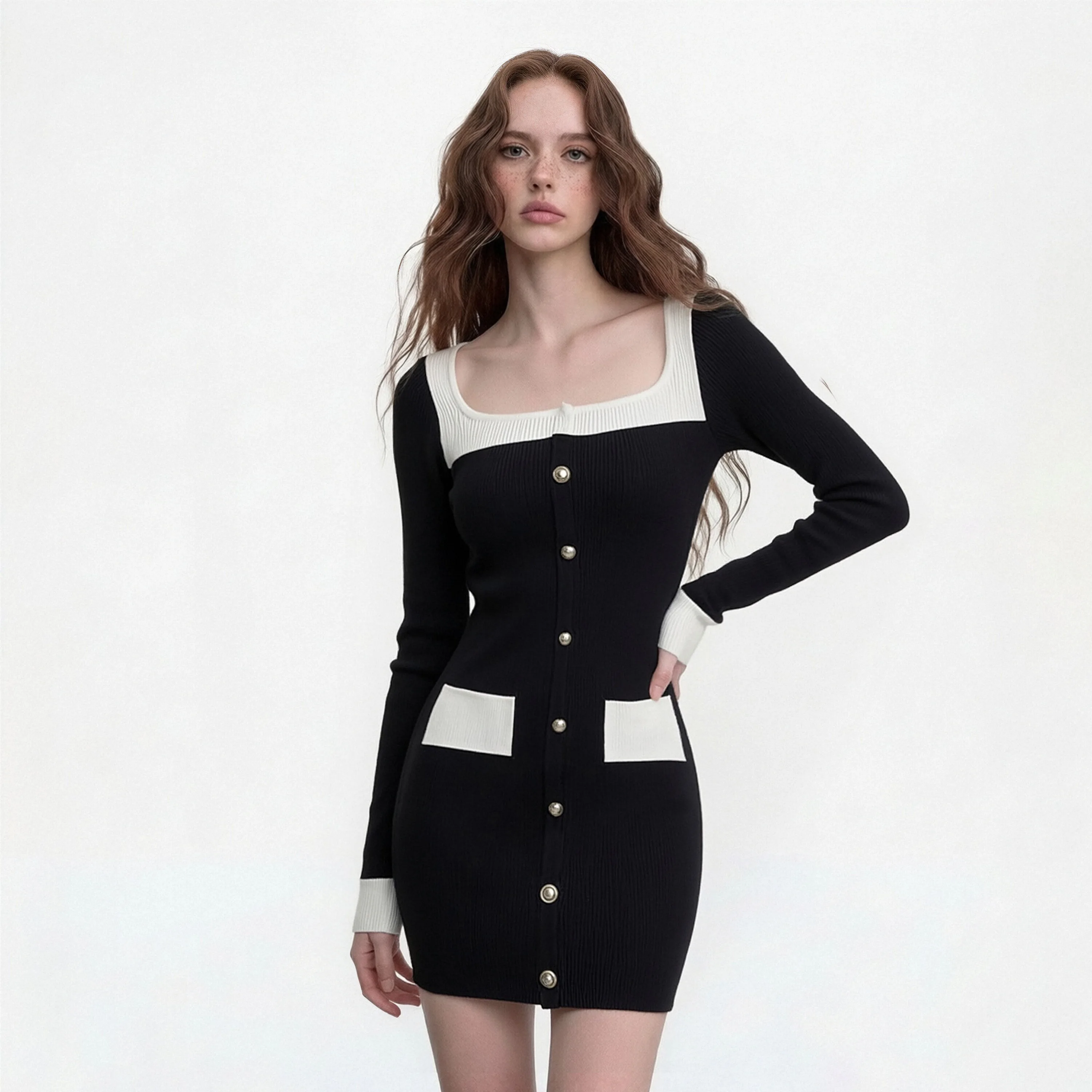 YuooMuoo Women Dress 2026 New Arrival Y2K Slim Elastic Wrap Hips Bodycon Mini Dress Streetwear Lady Dresses Chic Party Vestidos