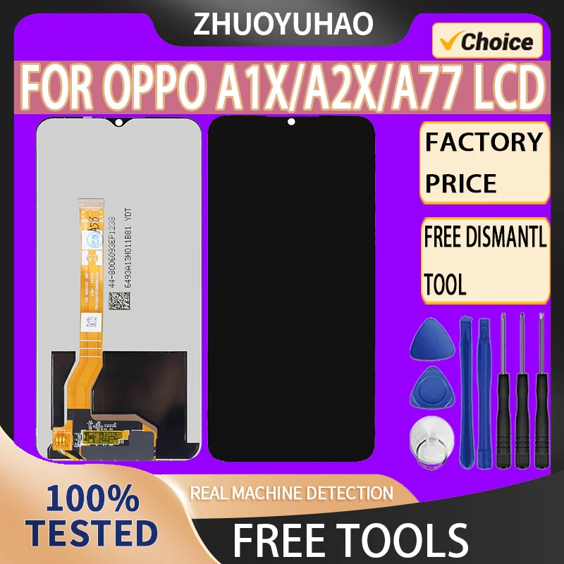 6.56\'\' LCD Display For OPPO A77 LCD Replacement Display Touch Screen For OPPO A1x/A77 LCD Screen Digitizer Assembly