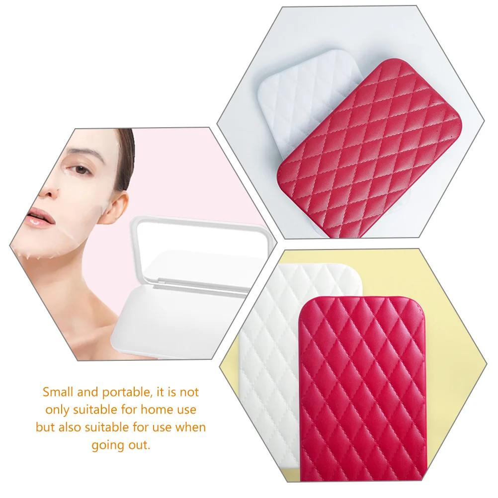 Scalda maschera facciale per la cura della pelle Riscaldatore USB portatile per la cura invernale del viso con funzione a specchio Design a temperatura costante