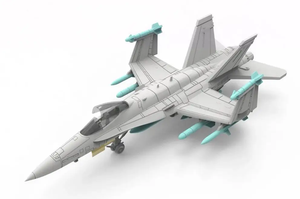 SNOWMAN SG-7050 1/700 F/A-18C Hornet Strike Fighter ll (Air-to-Ship) Model Kit