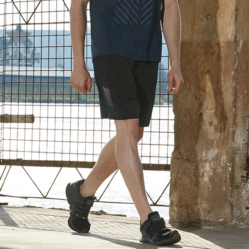 Ice Silk Running Shorts Men Printing Loose Basketball Sport Gym Quick Dry Breathable Shorts Fitness Training Workout Bottom Male image 5