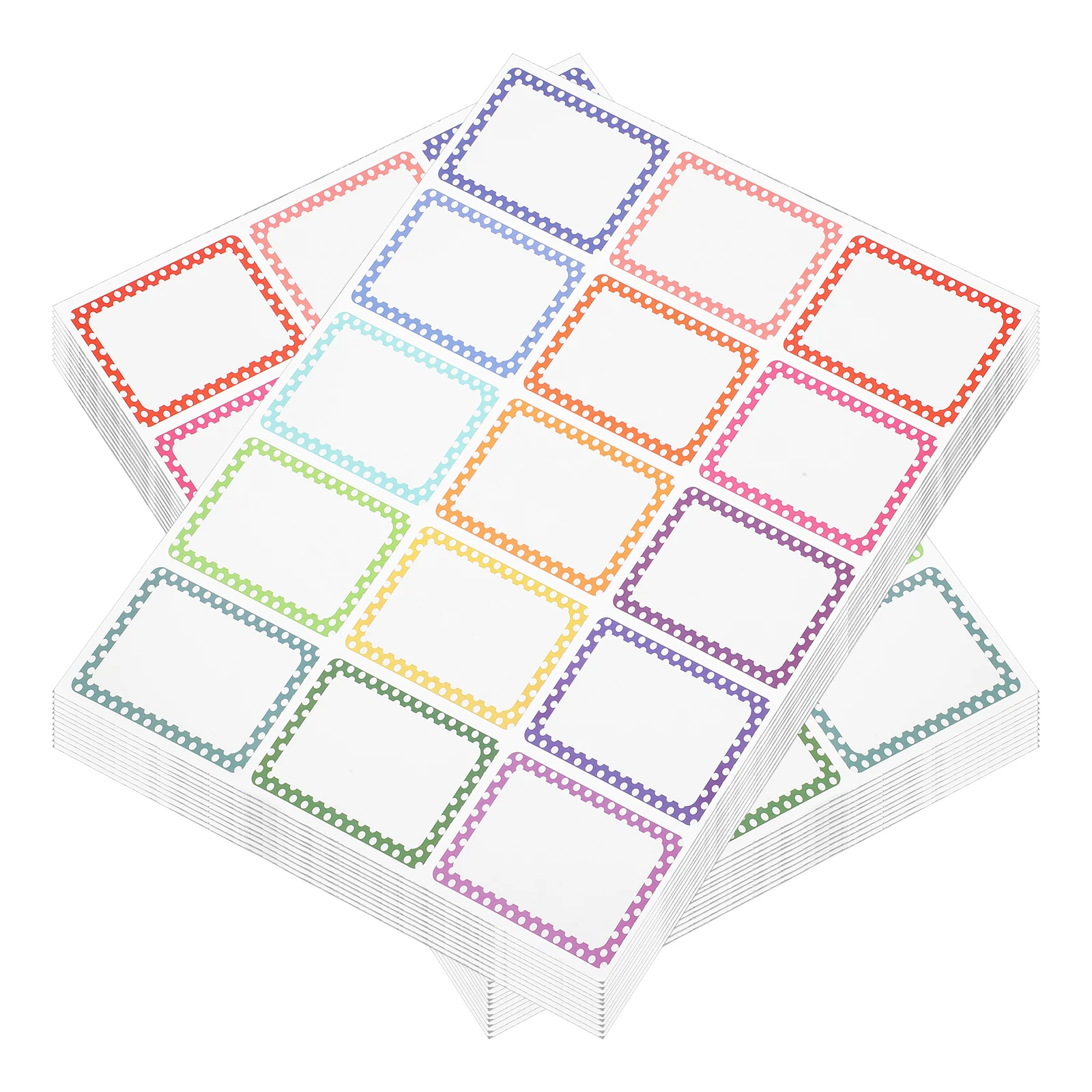 

23 Sheets Name Label Stickers Multi-Purpose Adhesive Name Tags For Classroom Locker Bottle Classifying Tags Smooth Writing