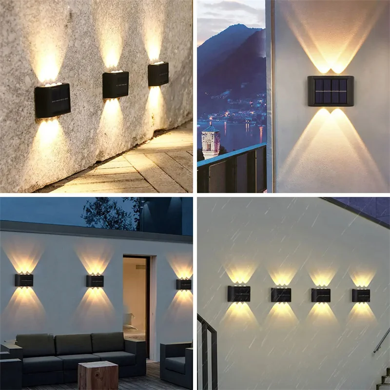 

Led Wall Lamp outdoor Waterproof Stair Light Fixture Bedside Loft Living Room Up Down Home Hallway Dark sensing Wall Sconces