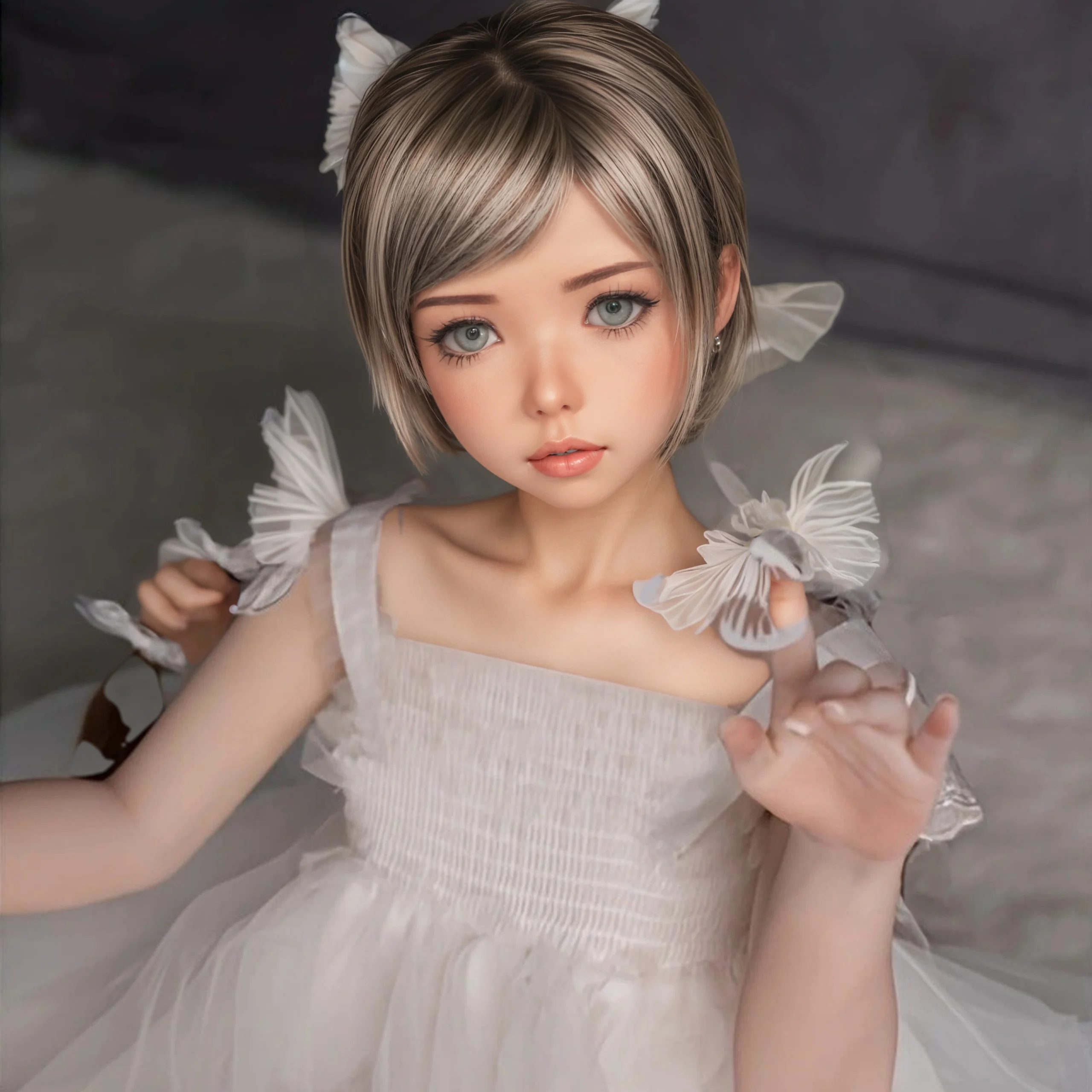 

Аниме Косплей 68 см маленькая реалистичная силиконовая мини-кукла мягкая аниме фигурка кукла мягкая настоящая кожа ощущение на ощупь