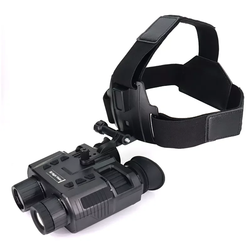 yyhc HD Digital Infrared Hunting Night Vision Binoculars Helmet Mounted Night Vision Goggles for 100% Darkness Naked eyes 3D Dis