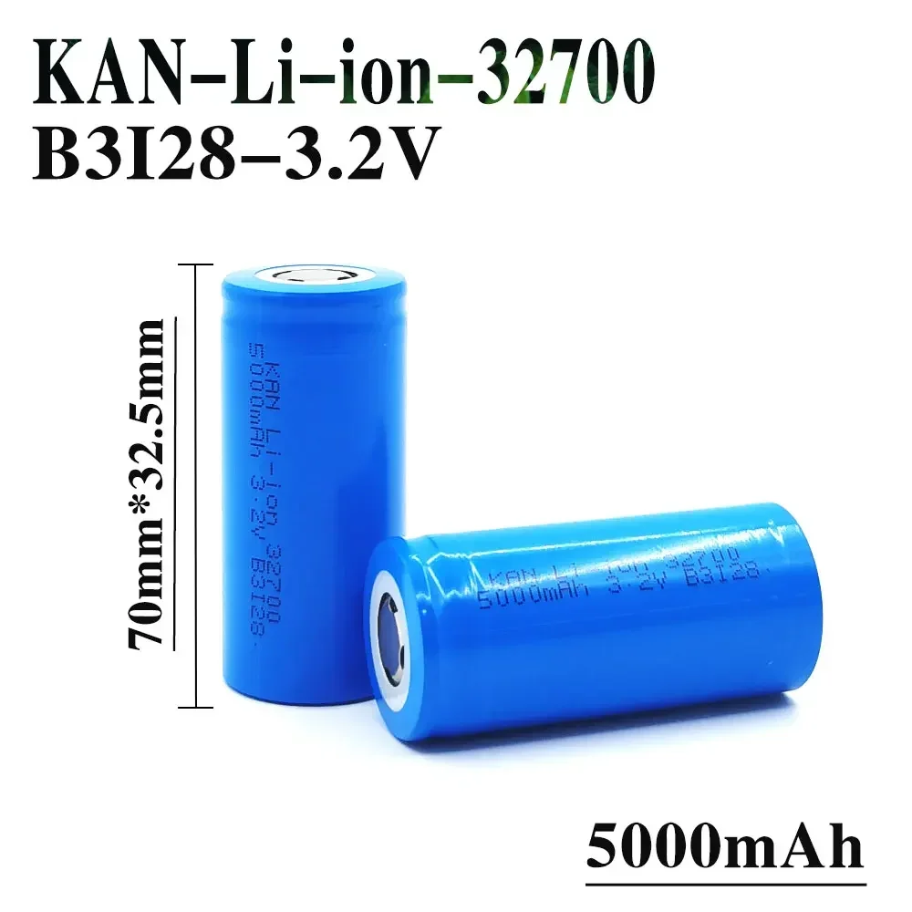 100% Original 32700 5000mAh 3.2V Lifepo4 Rechargeable Battery, Professional Lithium Iron Phosphate Power Battery 5ah