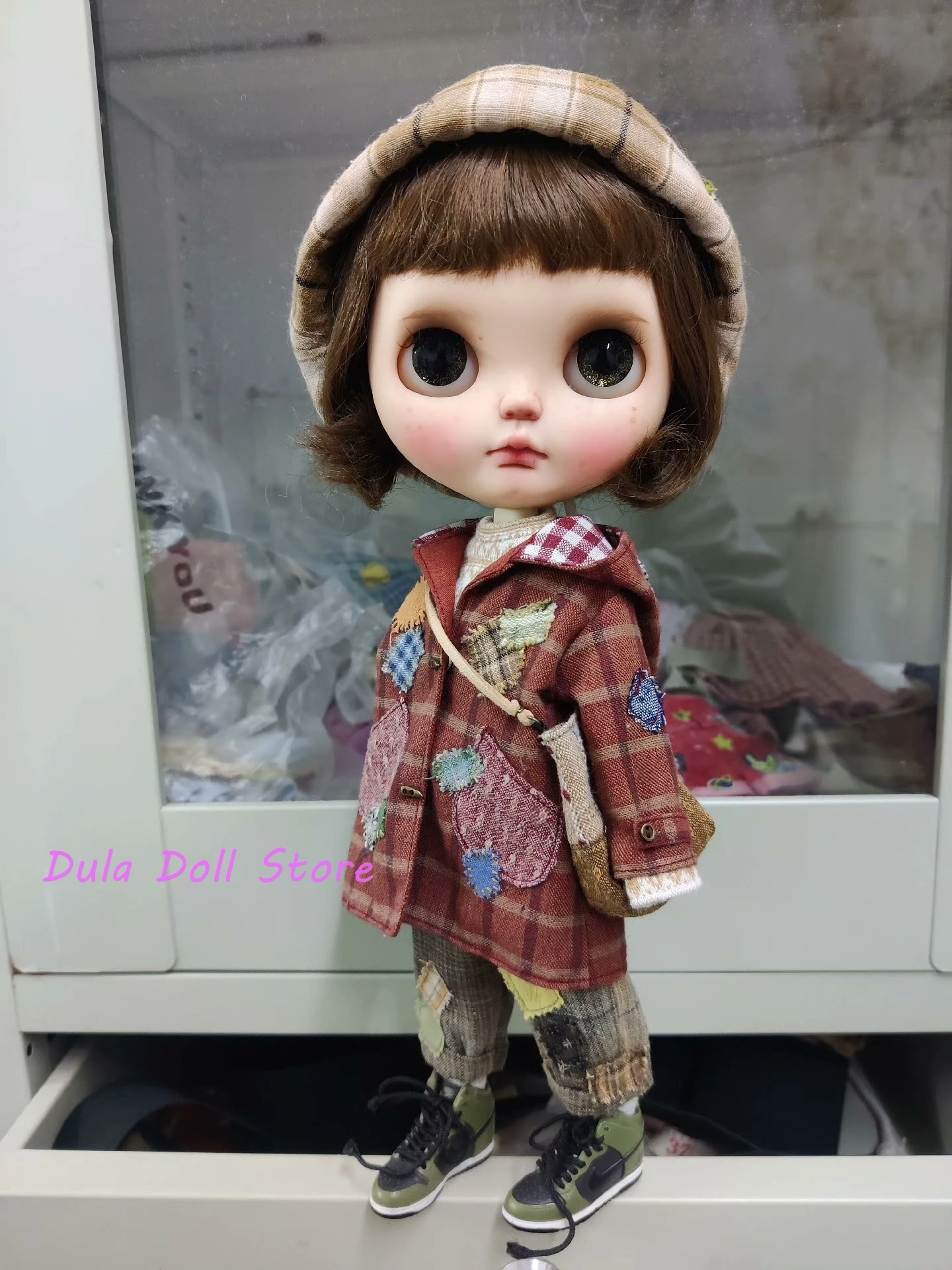 Dula 인형 코스튬 블라이스 2025 스트레이 스타일 대추 빨간 인형 세트, ob24 ob22 Diandian Azone Licca 1/6 Bjd 인형 액세서리