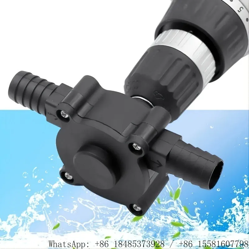 Miniature water pump, electric drill drive large flow water pump, portable