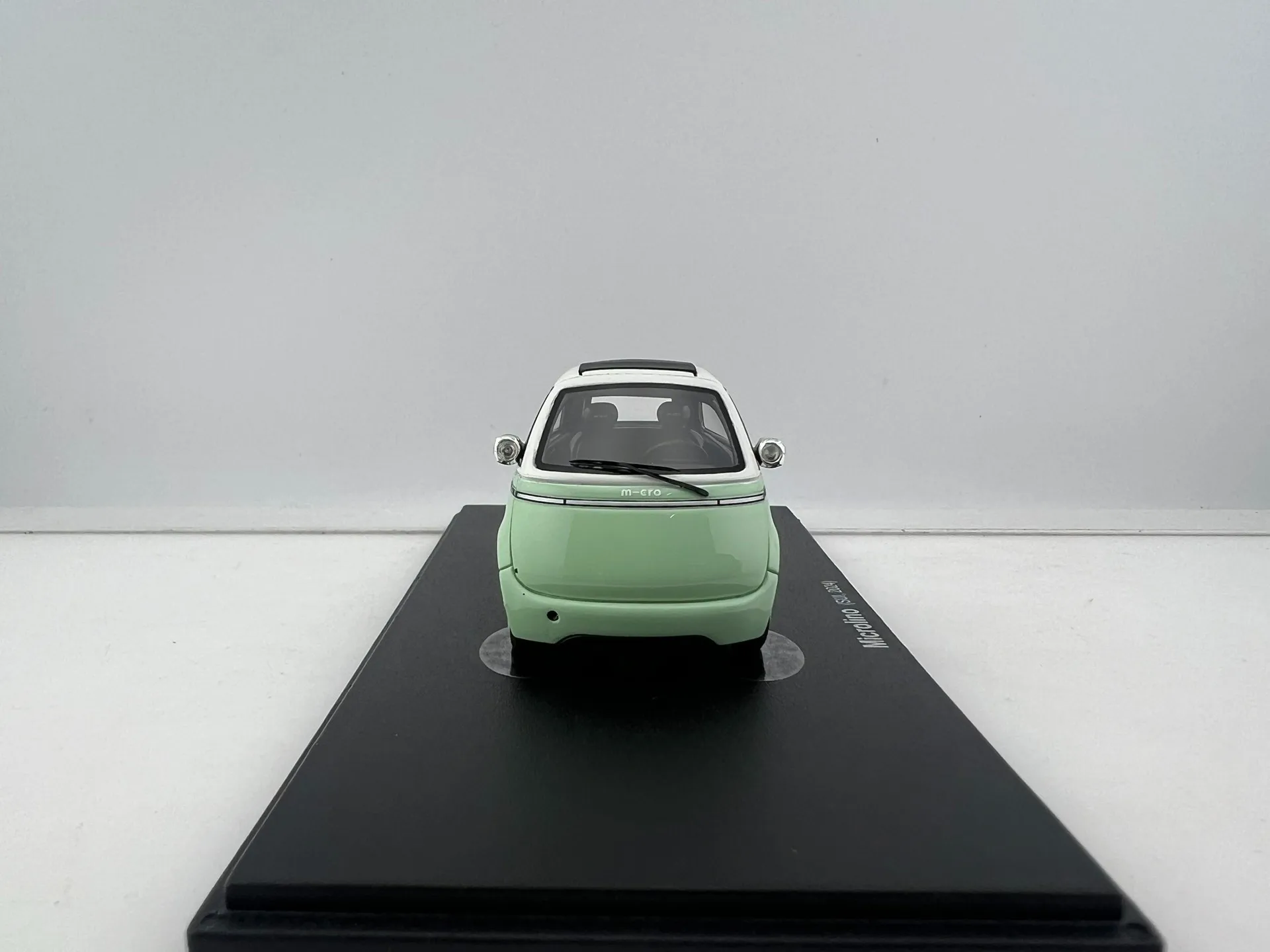 Diecast Autocult 1/43 Schaal BMW Ei Burger Elektrisch Voertuig Model Microlino Stedelijke Hars Auto Model Collectible Toy Gift Souvenir
