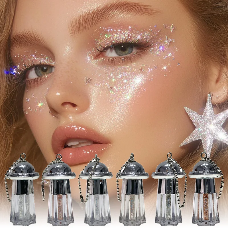 سائل ظلال العيون المسطحة من Gege Bear، ظلال عيون رقيقة، سائل ظلال عيون رفيع الحفر، بخفيف، مظهر جيد. دش الثلج المتطور سهل الاستخدام للمبتدئين #2