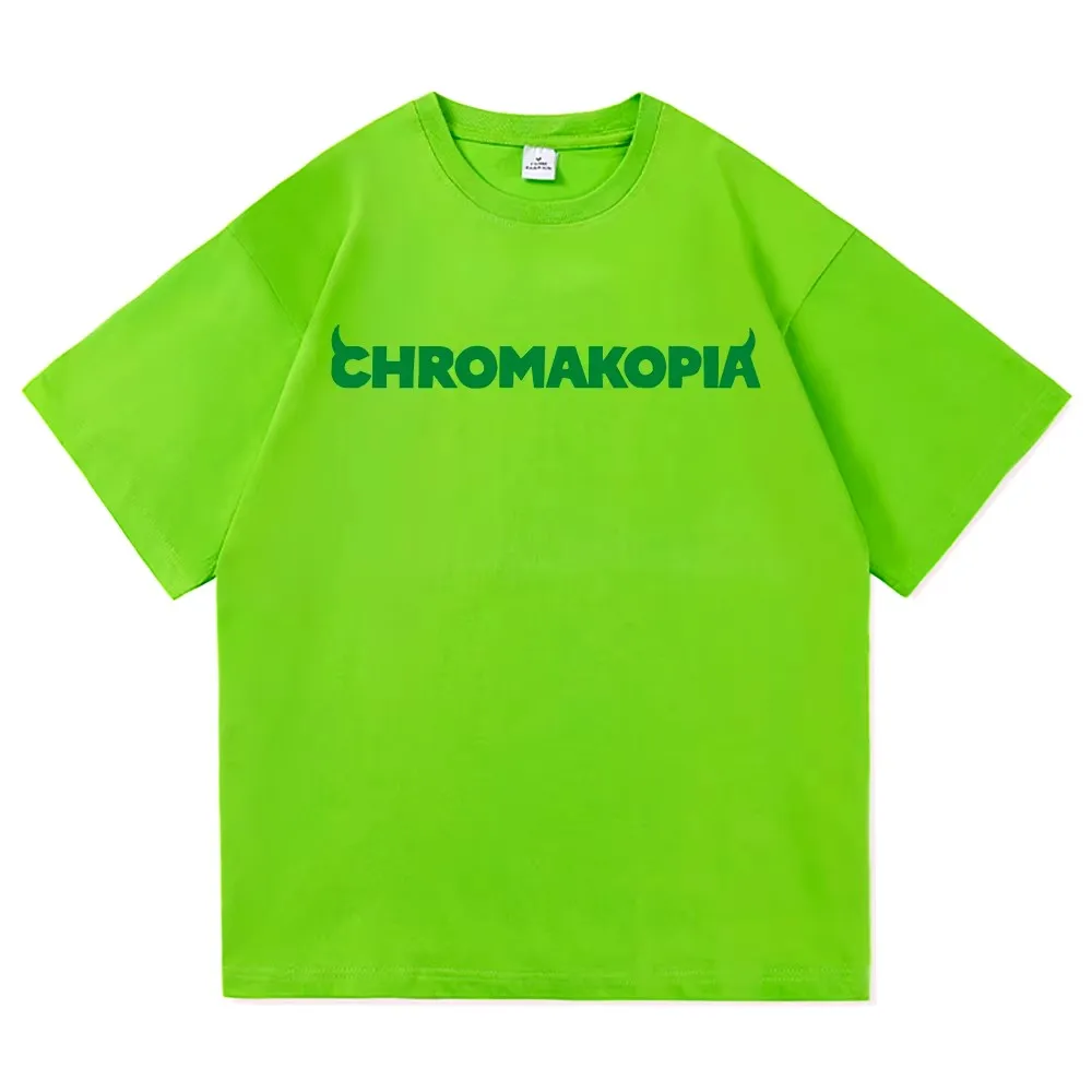 Tyler The Creator Chromakopia Tour 2024 T Shirt Men Aesthetic Letter Print TShirt Unisex High Quality EU Size Cotton Tees Shirts