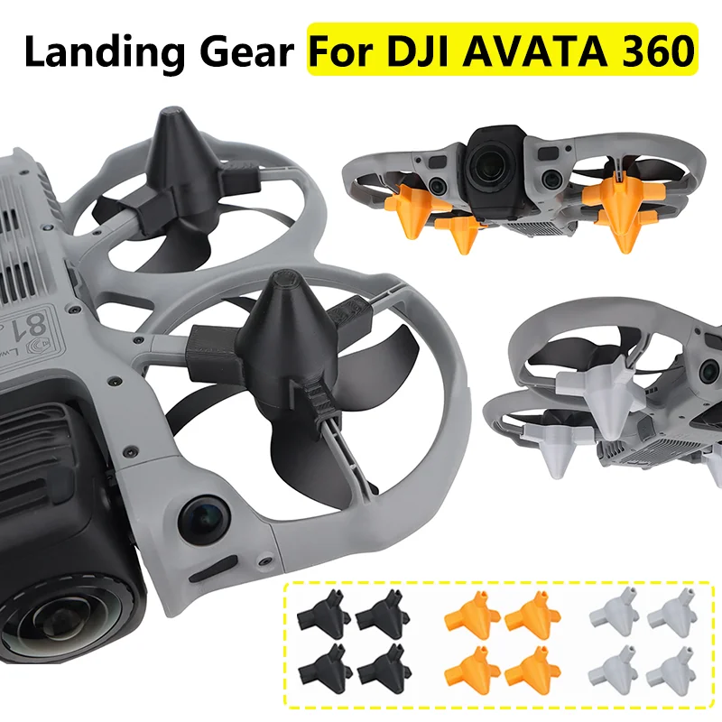 For DJI AVATA 360 Drone Landing Gear Increased Heighten Foot Cover For DJI Avata360 Support Leg Anti-wear Bracket Accessories