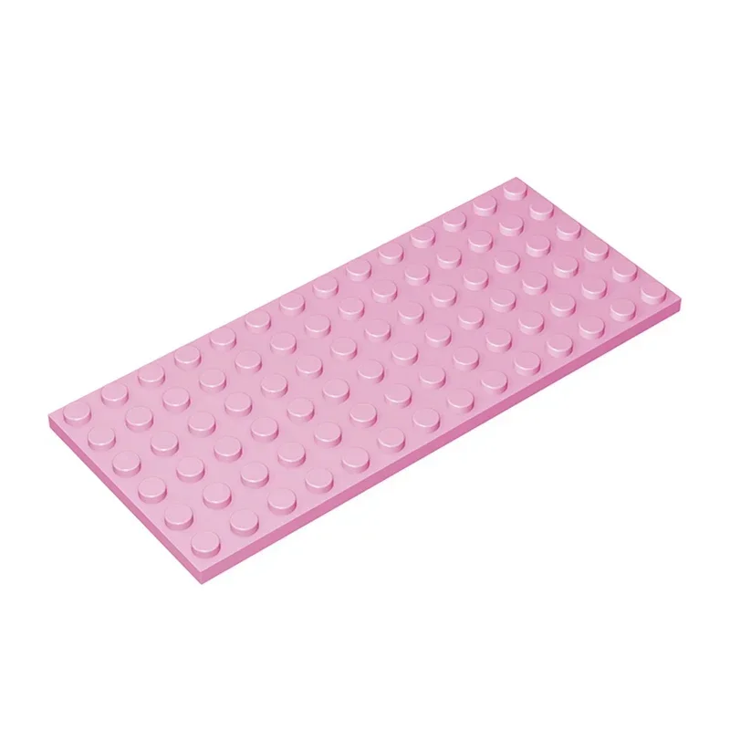 고브릭스 1개 MOC 6 x 14 베이스 보드 브릭 3456 모델 빌딩 블록 부품과 호환 어린이 조립 퍼즐 장난감