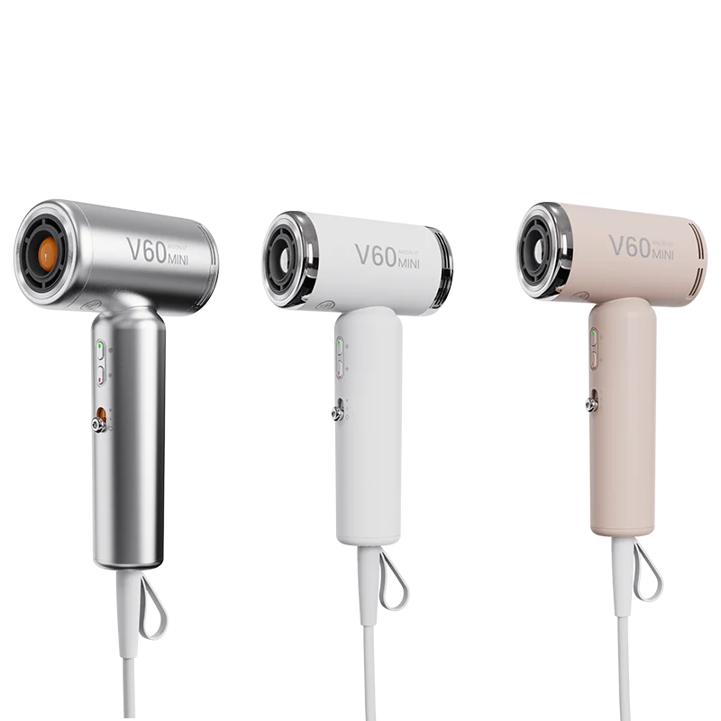 New Mini Hair Dryer Large Wind Anion Does Not Hurt Cold/Hot Air 1400w High Power Quick Drying Portable Hair Dryer 220V