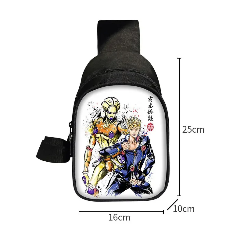 Anime Jojo Bizarre Abenteuer brust tasche Kujo Kira Yoshikage MÖRDER KÖNIGIN umhängetaschen telefon puse halter hüfte hop shoullder tasche