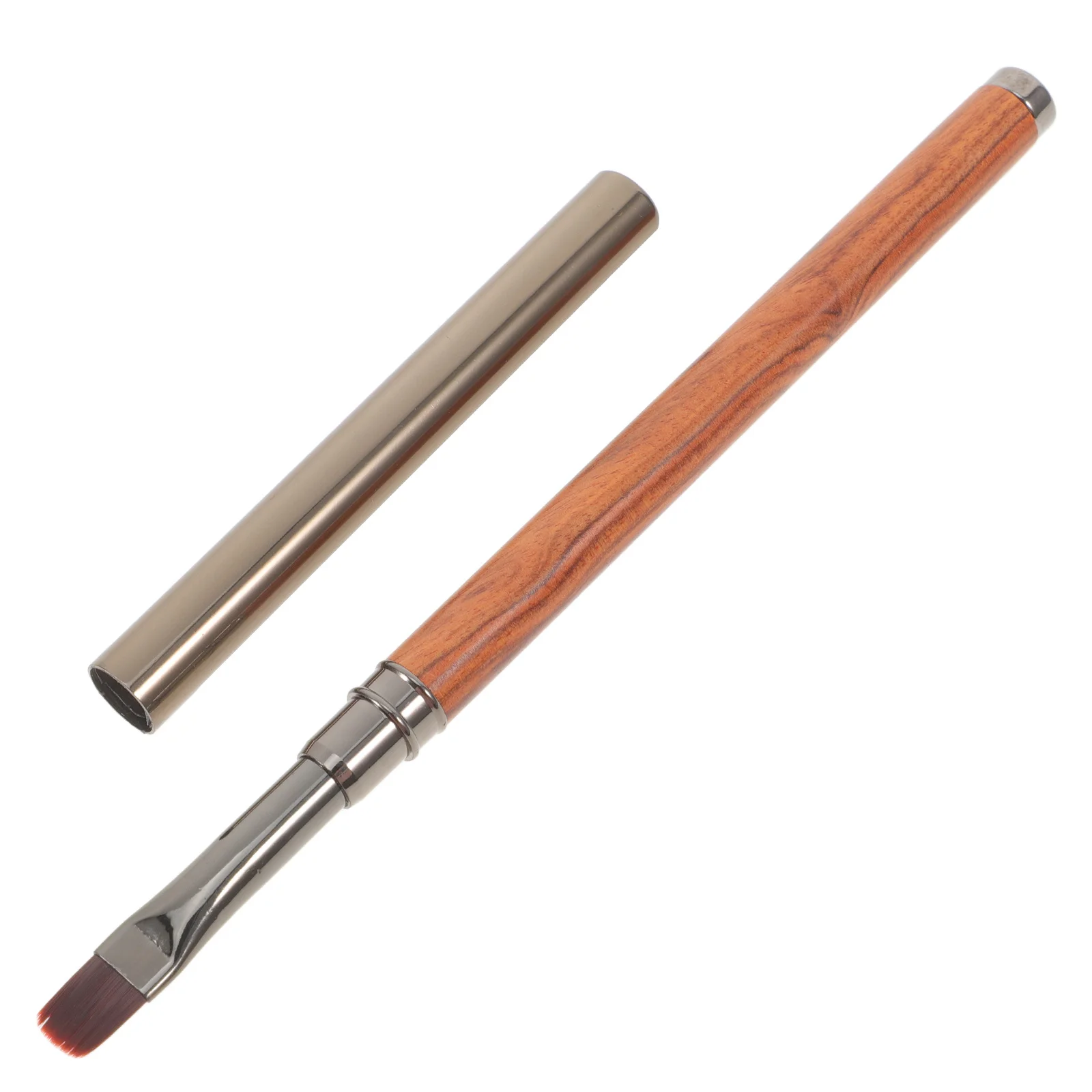 

Dual Ended Nail Art Tool Wood Handle Magnetic Pen for Cat Eye Gel Design Smooth Application Without Scratches Professional Nail