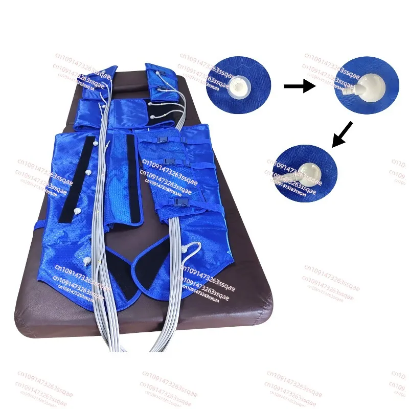 

Vacuum pressotherapy machine with lymphatic proximity, air wave pressure, air compression, waist and body massager, leg muscle r