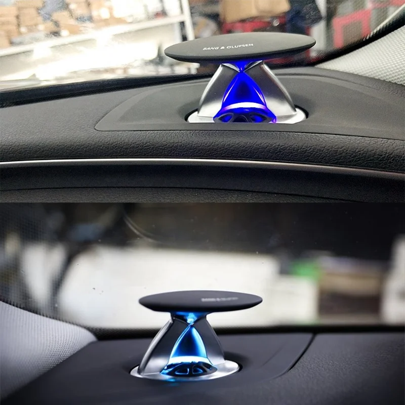 BO Style Lifting Car Tweeter Speaker With 64 Colors Ambient Light
