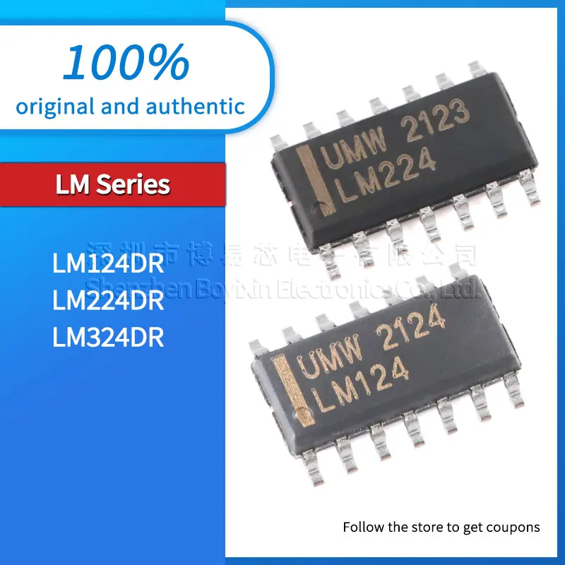 

5 pieces/batch original genuine LM124DR LM224DR LM324DR SOP14