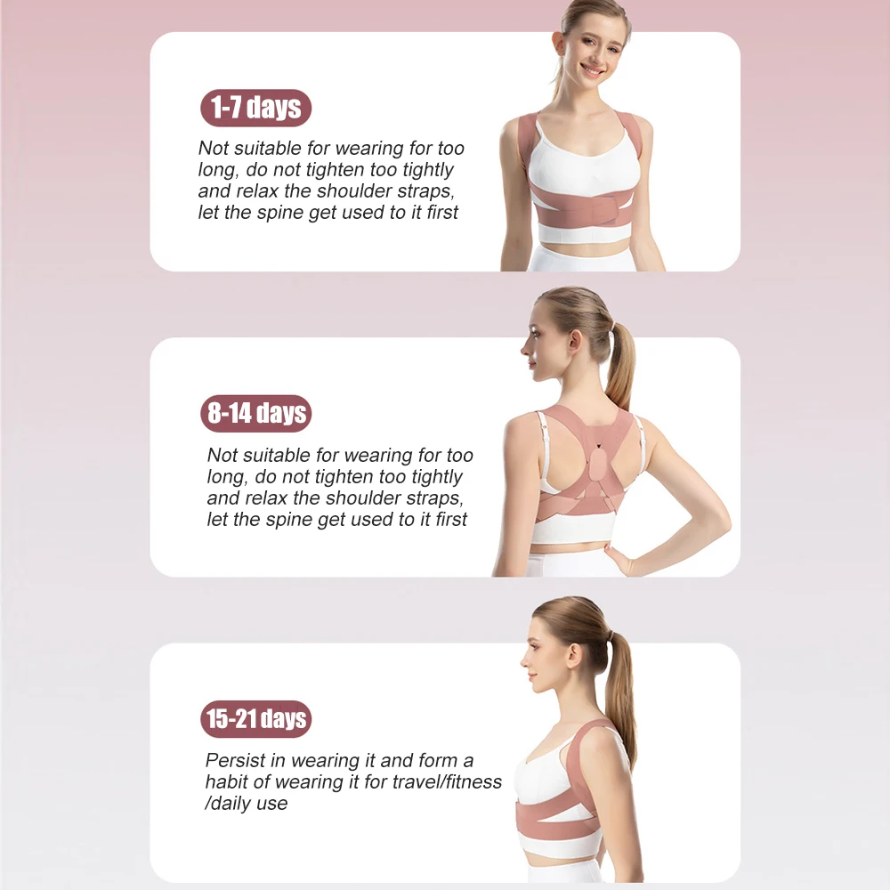 Posture Corrector-Back Brace for Men Women- Fully Adjustable Straightener for Mid,Upper Spine Support- Neck,Shoulder,Clavicle