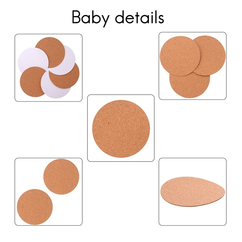 자체 접착 코르크 컵 받침 자체 접착 코르크 컵 받침, 코르크 매트 코르크 컵 받침용 뒷면 시트 및