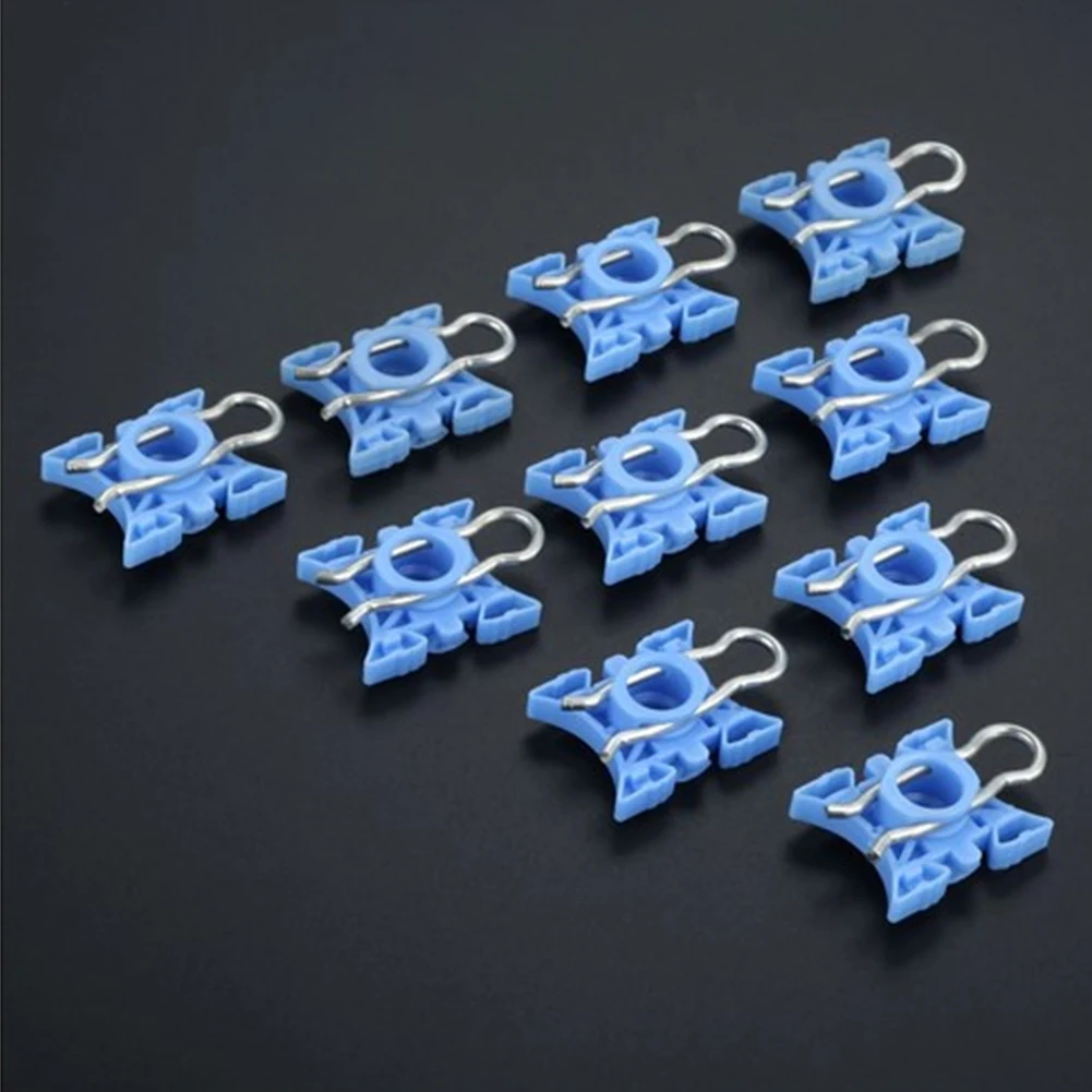 513219388849 Car Clips 10pcs Blue For BMW E32 E34 E36 Z4 New Plastic Window- Regulator Repair Clips High Quality