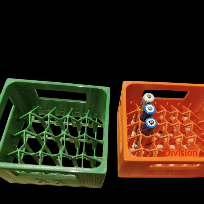 1Pcs Large Capacity 30/20 Compartments Durable Plastic Organizer 3D Printed AAA/AA Battery Storage Box For Home Decoration