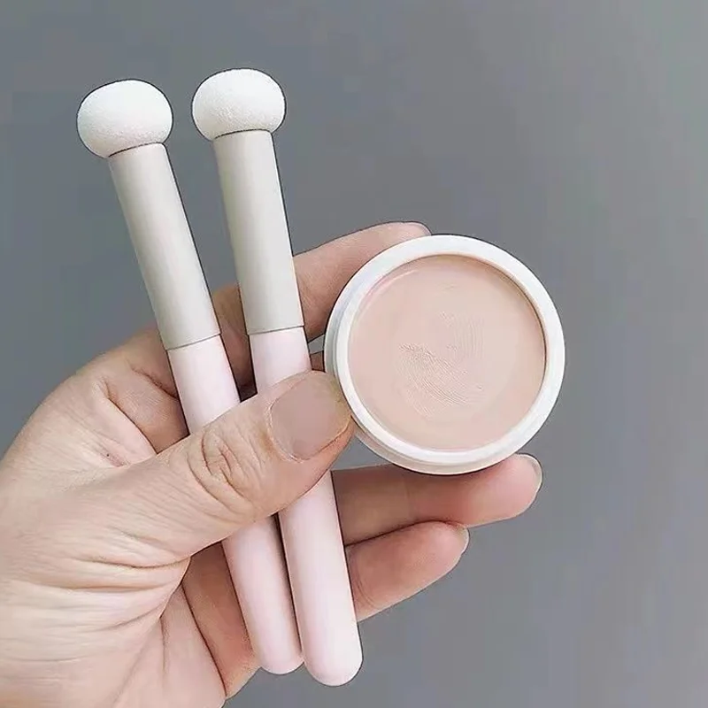 Mantou คอนซีลเลอร์แปรงผู้หญิงไร้ที่ติแปรงแต่งหน้า Under-Eye หนาแน่นแปรงแต่งหน้าผสม Multi-Functional Soft ขนแปรง