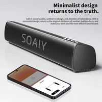 SOAIY Audio Computer Speakers Home Desktop Subwoofer Mini Portable Game USB Wired Esports Sound Compatible with Bluetooth 5.4