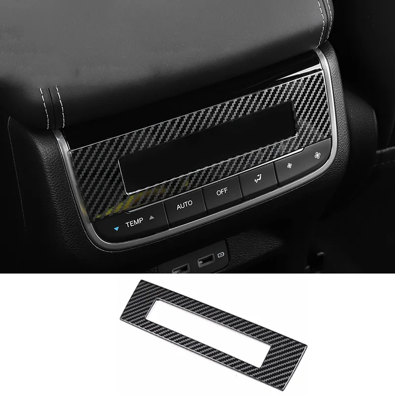 Car Rear Armrest Air Vent Trims for Trumpchi Gac Gs8 2022 2023 Outlet Kit Interior Accessories Auto Modify Moudlings Styling