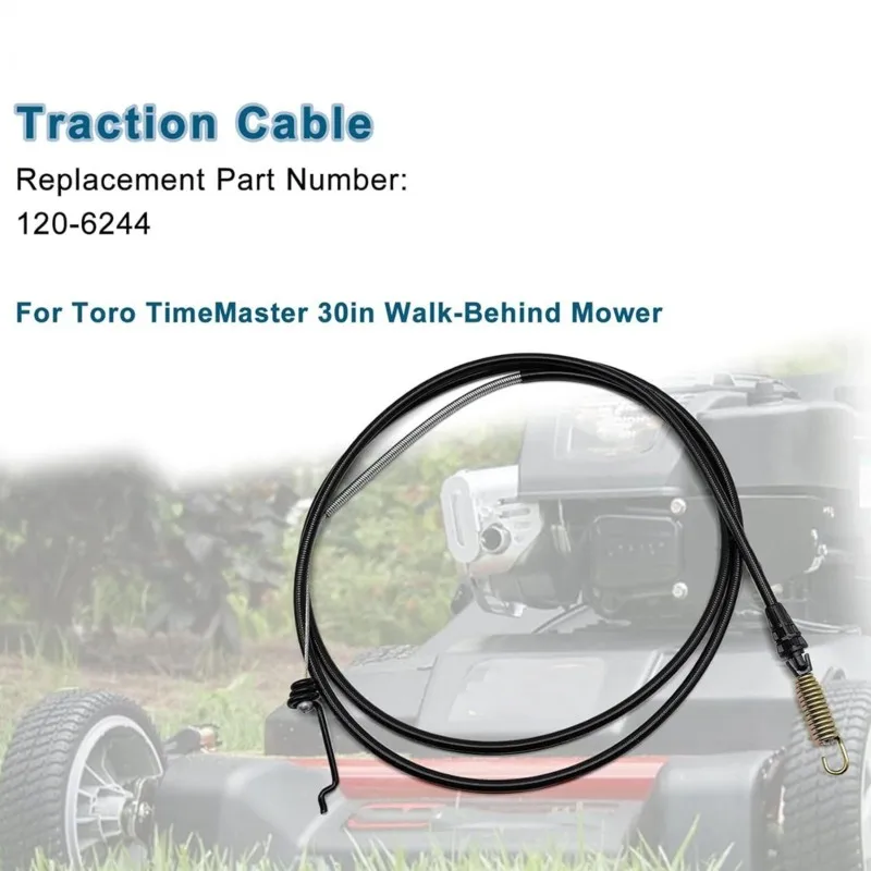 AT19-For Toro Timemaster 30In Walk-Behind Mower 20199 20200 Gas Lawnmower Parts 120-6244 Traction Cable Drive Control