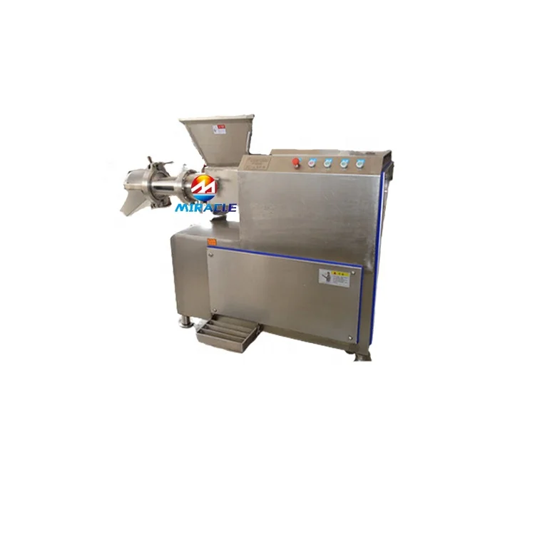 Chicken neck meat and bone separator machine poultry meat processing machine