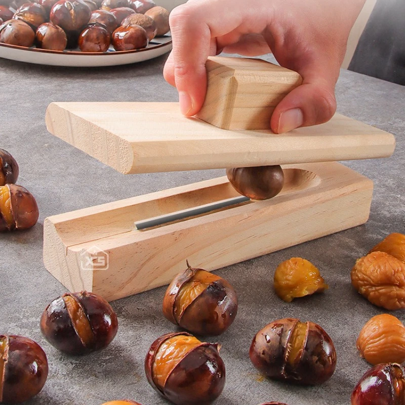 أداة تقشير الكستناء الاحترافية للاستخدام المنزلي، أداة إزالة مشبك الكستناء، أداة طبخ المطبخ