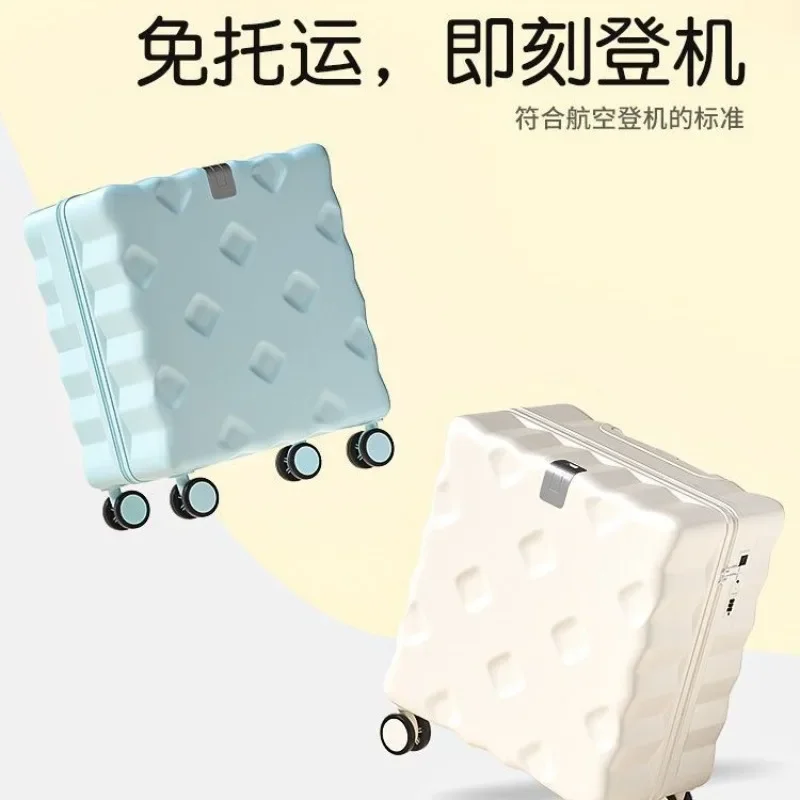 New suitcase, small boarding 20-inch, short-trip password box.