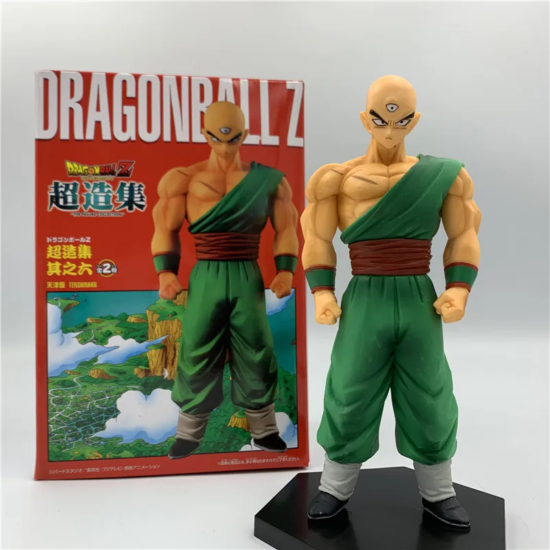 Dragon Ball Z Figure Tien Shinhan Standing Ver. Anime PVC Figure DBZ Tien Shinhan Superset Ver. Kid Goku Friend Model Toy GIft