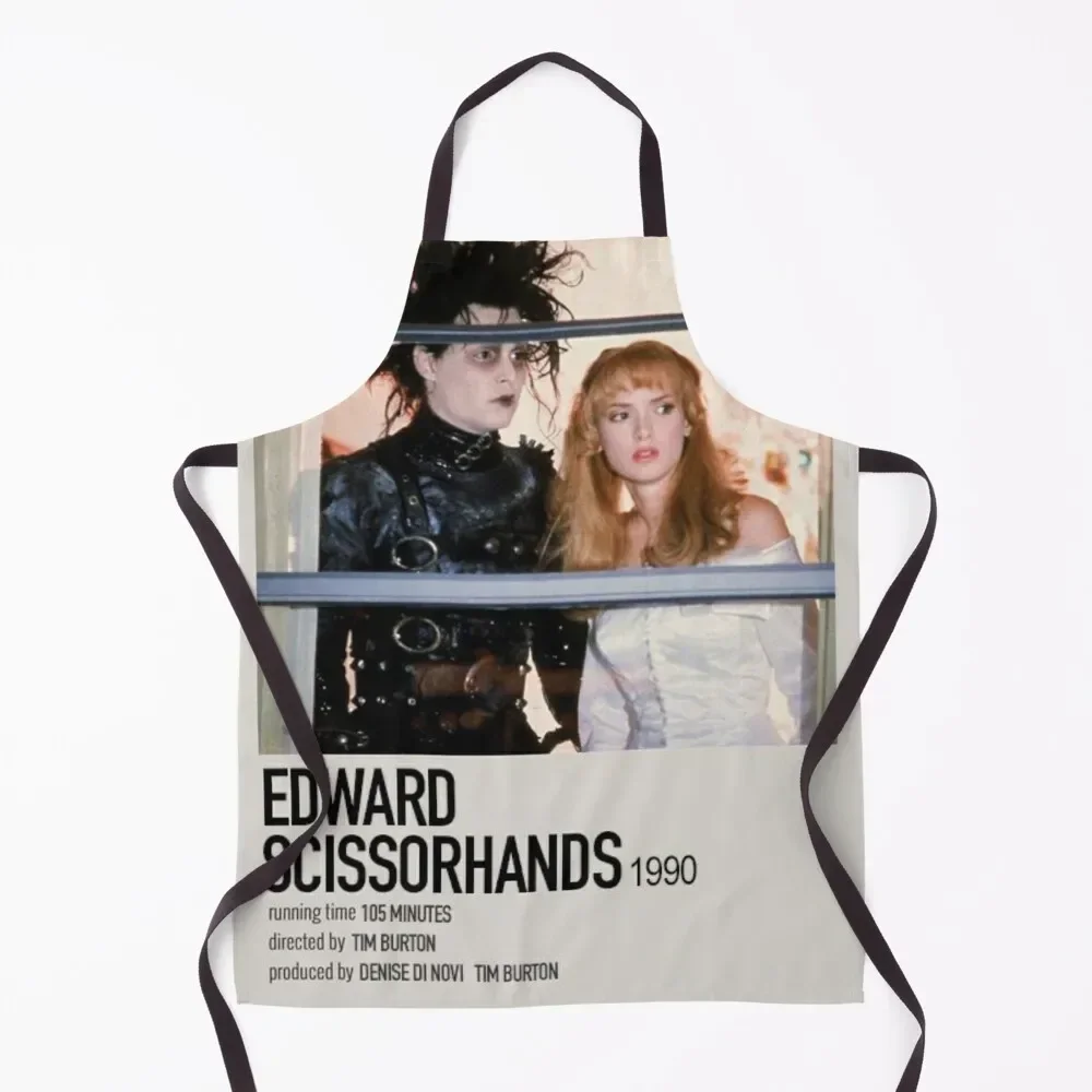 Edward Scissorhands Apron Restaurant Kitchen Apras Man Ladies Kitchen Household Items Apron