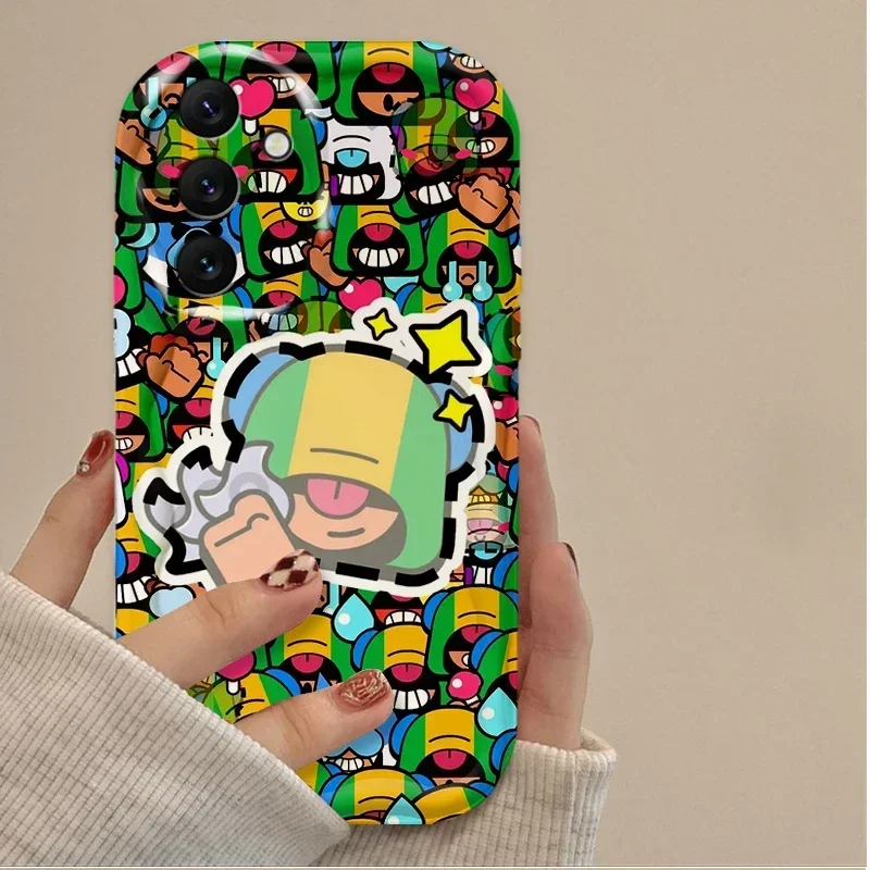 Cartoon Game Wave Phone Case For Samsung Galaxy A54 A34 A24 A14 A13 A53 A33 A73 A23 A52 A52S A32 A22 A12 A51 A71 Silicone Cover