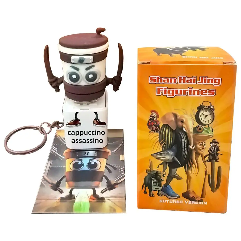 Tung Tung Sahur Stickman, modelo de adorno de escritorio, prensa peculiar creativa, juguetes para aliviar el estrés, adornos, juguetes con sonido