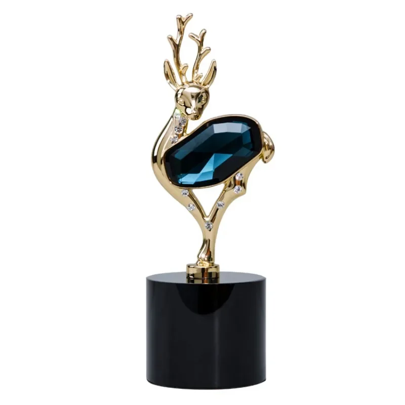 Modern light luxury enamel decoration, porch wine cabinet, TV cabinet, creative gifts, deer ornament