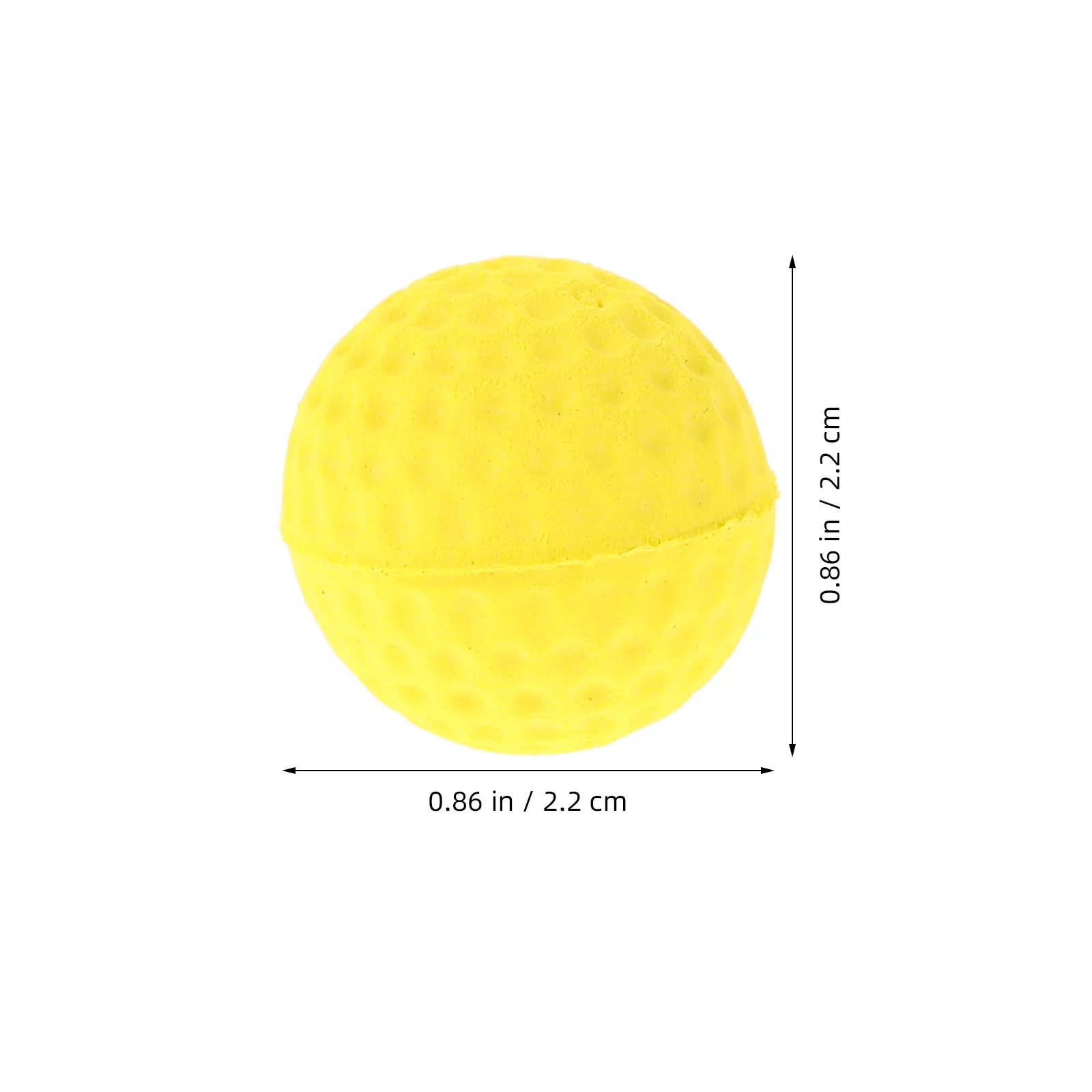 Balles de pratique de Golf en mousse, 50 pièces, balle de lancer Eva souple pour jeux d'intérieur et d'extérieur, enfants et adultes, entraînement de Golf coloré gonflable