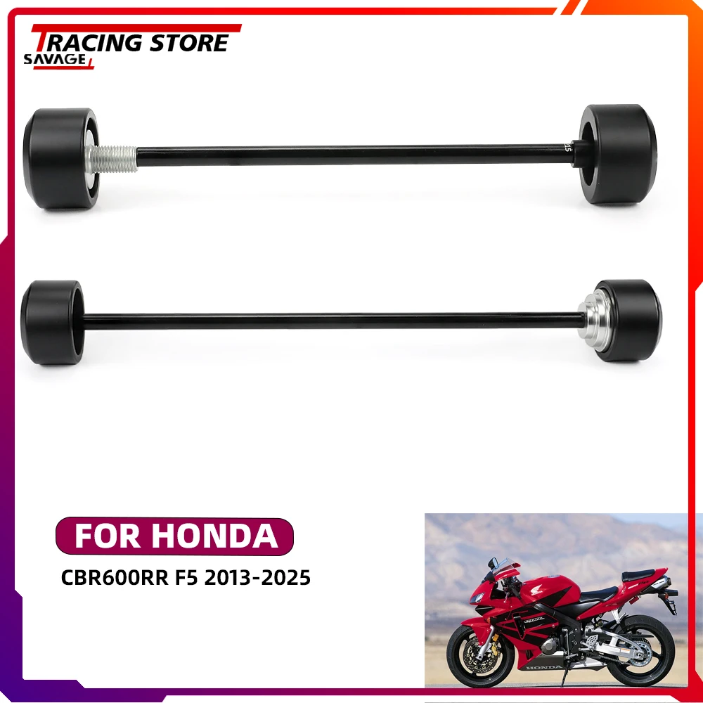 

2024 Front Rear Axle Fork Crash Sliders For Honda CBR600RR F5 CBR 600RR Motorcycle Wheel Spindle Swingarm Slider Guard Protector