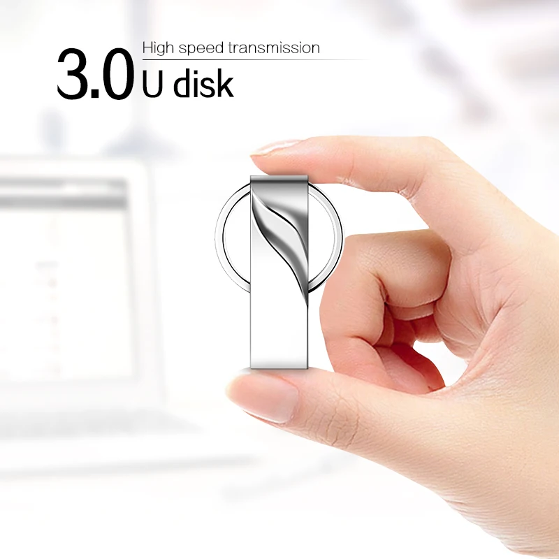 محرك أقراص USB 3.0 مع حلقة مفاتيح ، عصا ذاكرة ، 8 جيجابايت ، 16 جيجابايت ، 32 جيجابايت ، 64 جيجابايت ، 128 جيجابايت ، 256 جيجابايت ، هدية