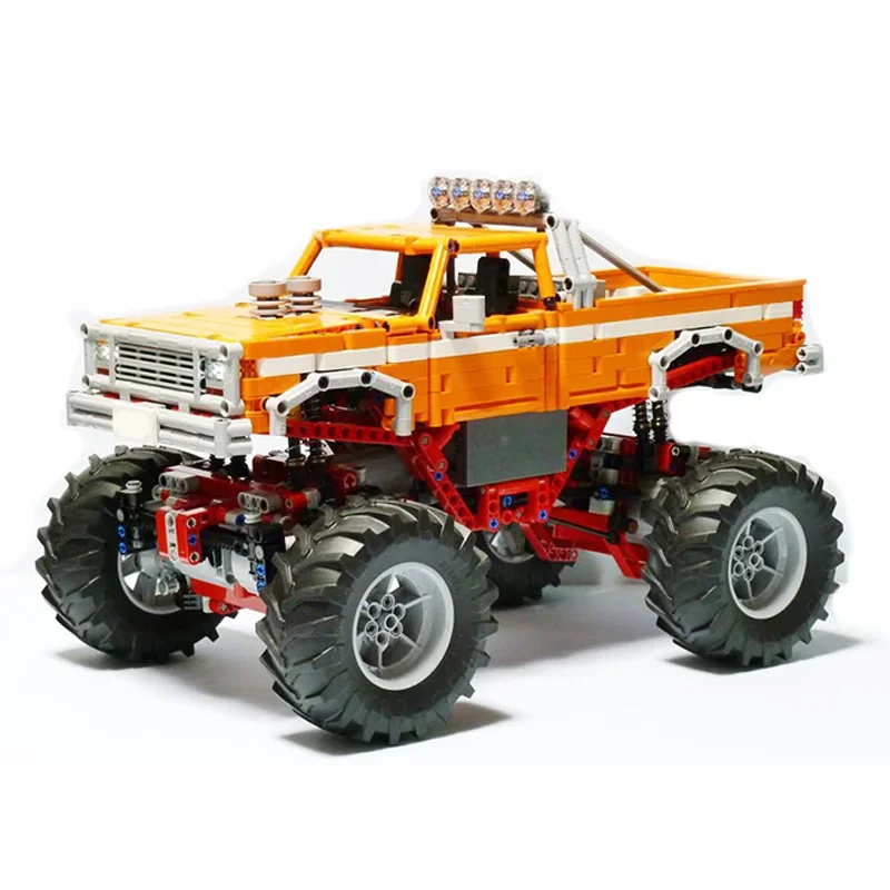 

1683PCS MOC Vintage Monster Truck Creative Building Blocks DIY Collection Series Birthday Gift