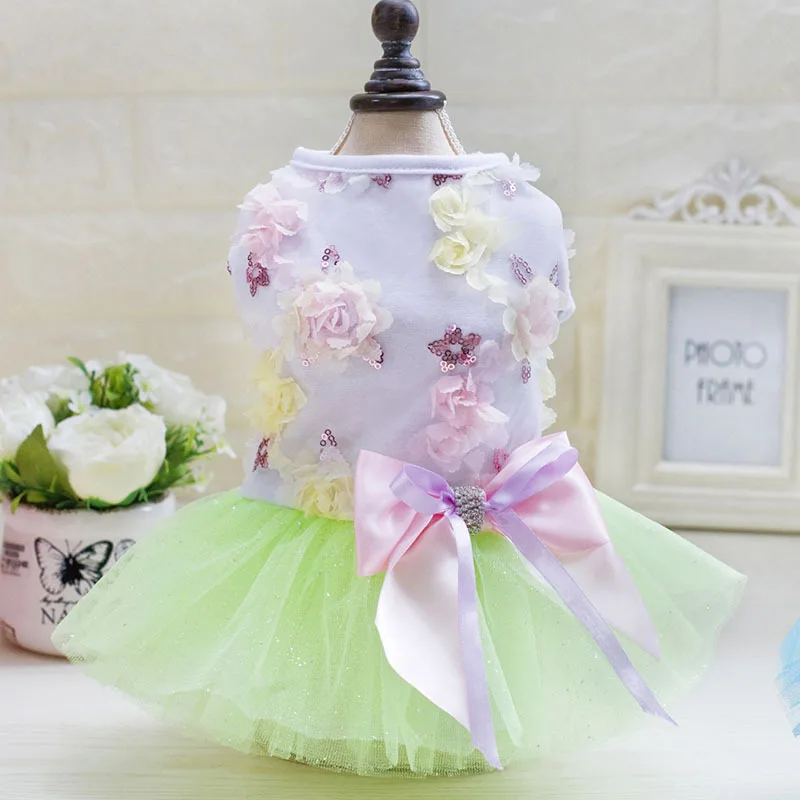 Dog Dresses for Small Dogs  Strawberry Dress  Pet Clothes The New Spring and Summer Thin Section