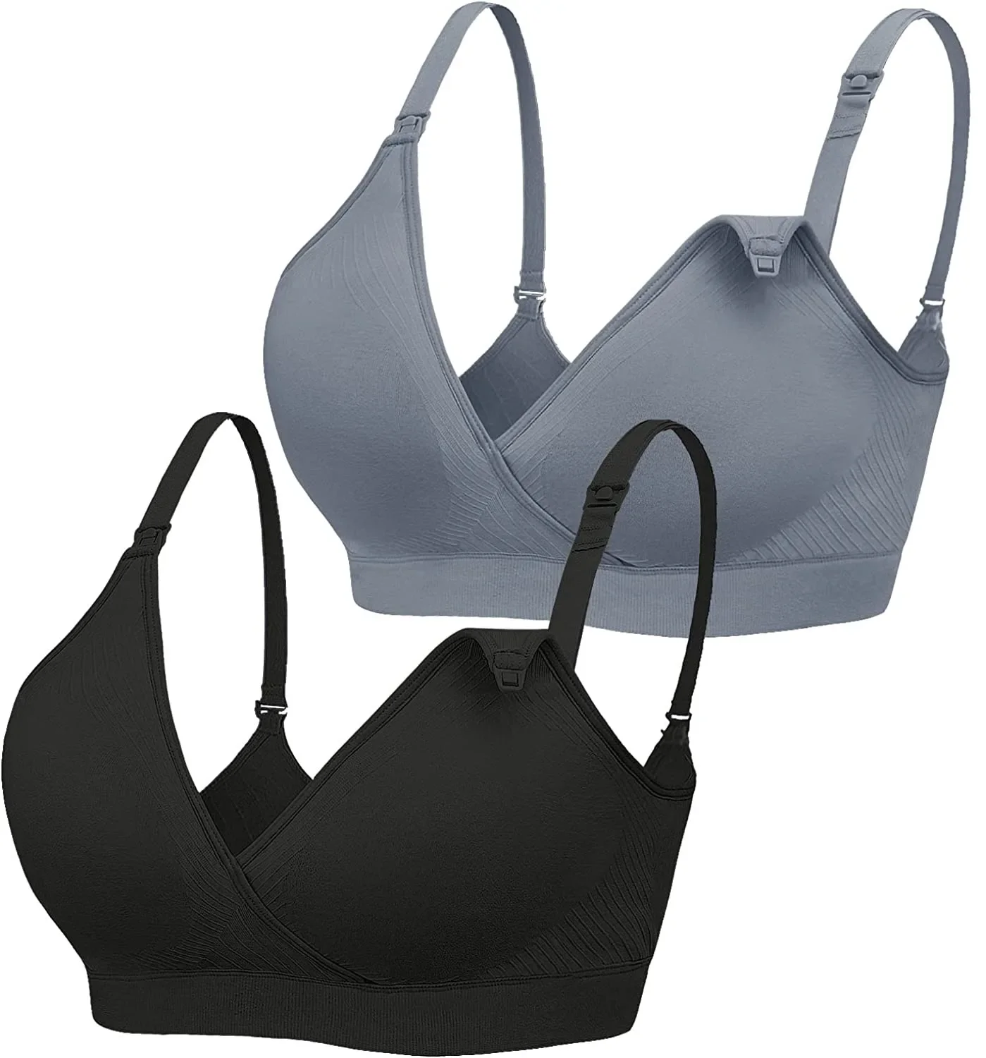 Pregnant women's breastfeeding bra, cross breathable postpartum breastfeeding bra, no steel ring sports bra, underwear